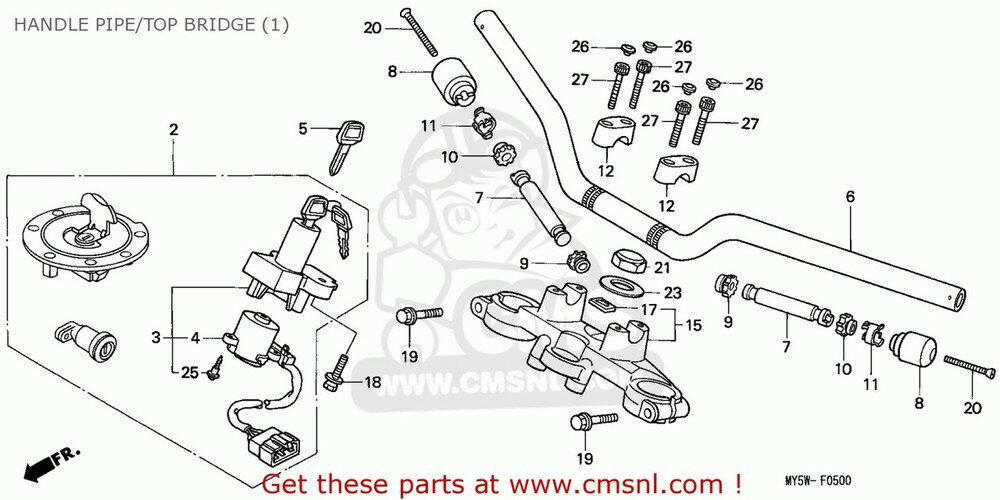 CMS シーエムエス (35010-MY5-732) KEY SET