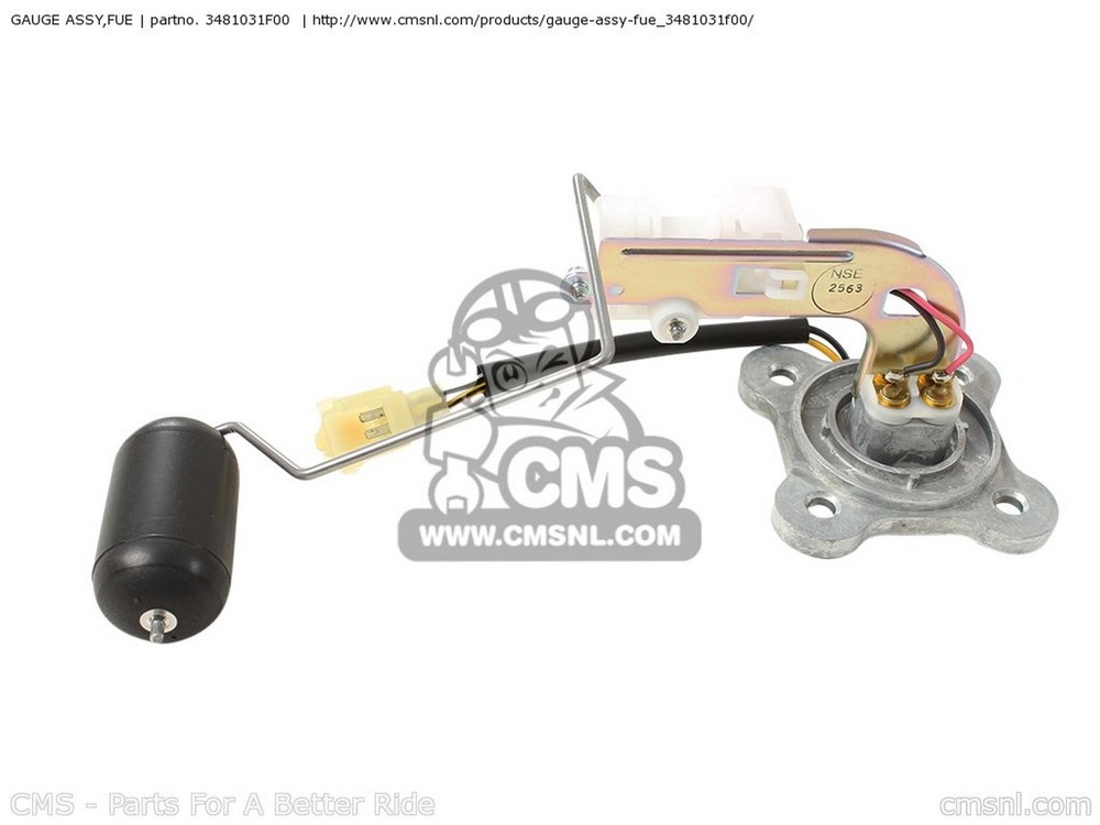 CMS シーエムエス GAUGE ASSY，FUEL LEVEL GSF600S BANDIT 2000 Y USA E03 2001 K1 2002 K2 2003 K3 SUZUKI スズキ フューエルメーター・燃料計 メーター・インジケーター関係 電装系