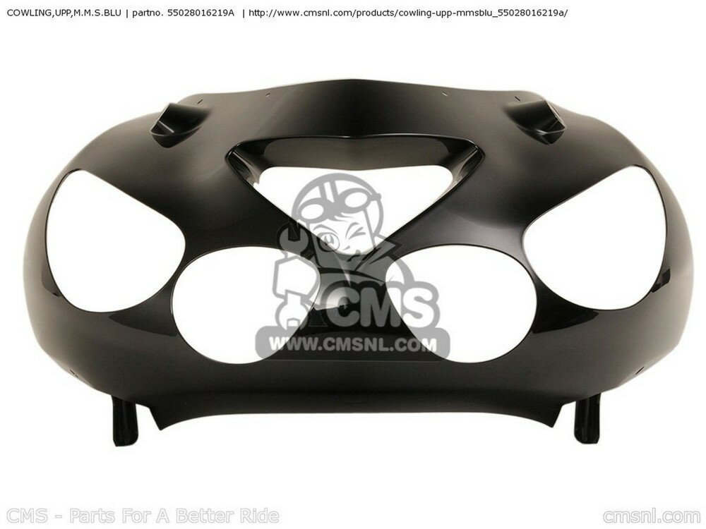 CMS シーエムエス COWLING，UPP，M.M.S.BLU ZX1400C8F NINJA ZX14 USA KAWASAKI カワサキ アッパーカウル・フロントカウル カウル関連 外装
