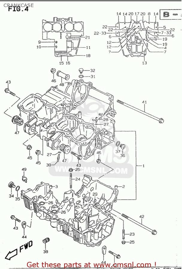 CMS シーエムエス CRANKCASE SET GSF600 1995 S E02 E04 E18 E22 E25 E34 1996 T E17 1997 V / P37 1998 W 1999 X GSF600S E24 BANDIT USA E03 GSF600S1998 GSF600SU GERMANY GSF600U SUZUKI スズキ その他エンジンパーツオプション・補修部品 エンジンパーツ エンジン