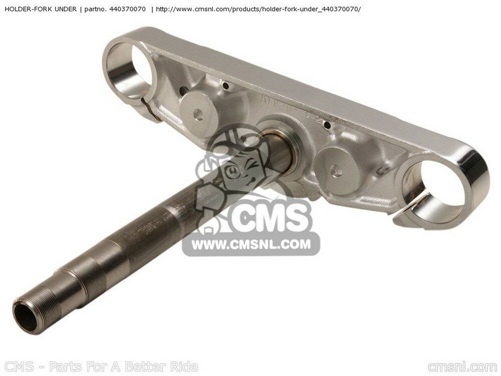 CMS シーエムエス HOLDER-FORK UNDER VN900CAF VULCAN 900 CUSTOM 2010 USA VN900CBF 2011 KAWASAKI カワサキ トリプルツリー・ステム・アンダーブラケット ハンドル