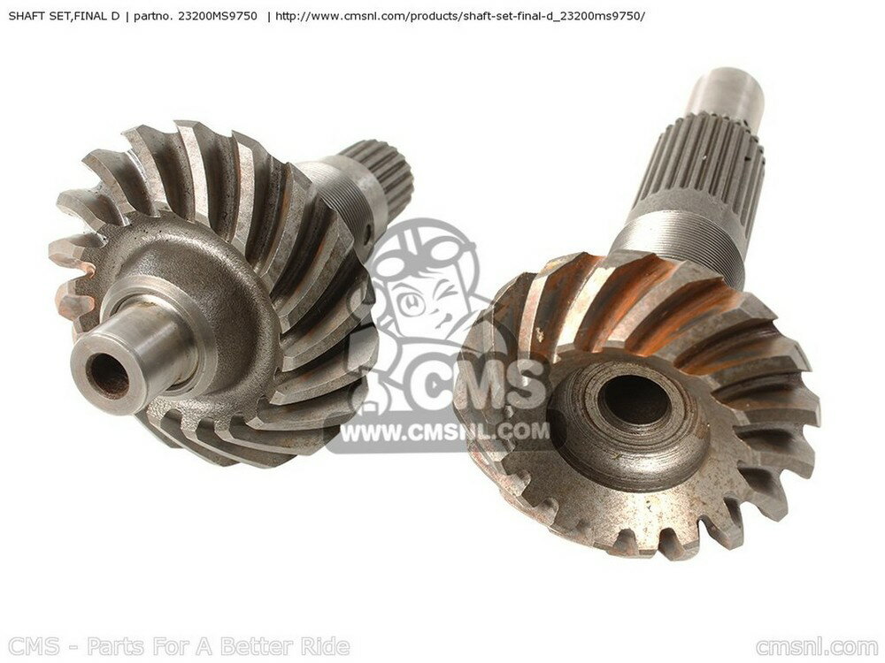CMS シーエムエス SHAFT SET，FINAL D NT650V DEAUVILLE 2000 Y ENGLAND EUROPEAN DIRECT SALES / 25K FRANCE GERMANY 50P SWITZERLAND 2001 1 2002 2 2003 3 2004 4 AUSTRALIA 25KW 2005 5 IRELAND HONDA ホンダ ミッション・ギア エンジンパーツ エンジン