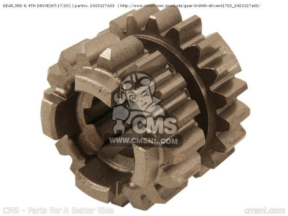 CMS シーエムエス GEAR，3RD & 4TH DRIVE(NT：17／20) GSF600 1995 S E02 E04 E18 E22 E25 E34 1996 T E17 1997 V / P37 1998 W 1999 X GSF600S E24 BANDIT USA E03 2000 Y 2001 K1 2002 K2 2003 K3 GSF600S1998 GSF600SU GERMANY SUZUKI スズキ ミッション・ギア エンジン