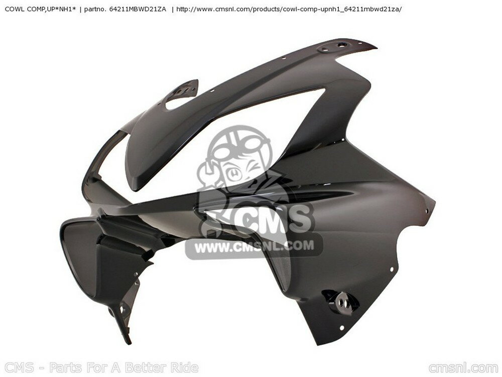 CMS シーエムエス COWL COMP，UP*NH1* CBR600F HURRICANE 3 BRAZIL ENGLAND EUROPEAN DIRECT SALES / 25K FRANCE GERMANY MEXICO 4 5 IRELAND HONDA ホンダ アッパーカウル・フロントカウル カウル関連 外装