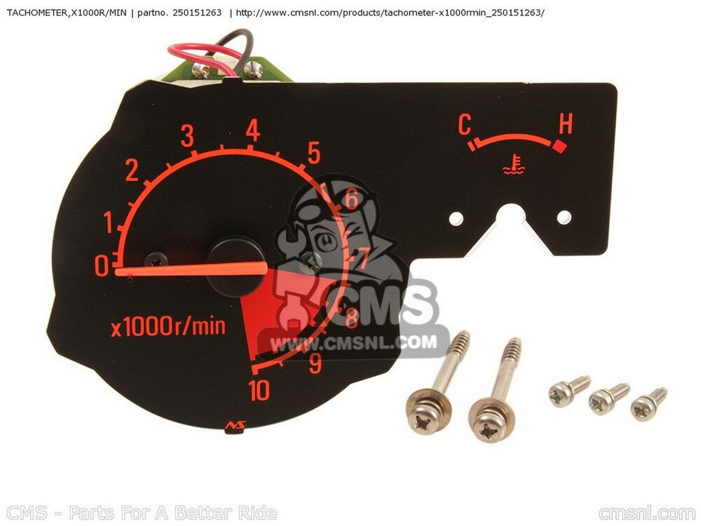 CMS シーエムエス TACHOMETER，X1000R／MIN KL650A17 KLR650 2003 USA CALIFORNIA CANADA