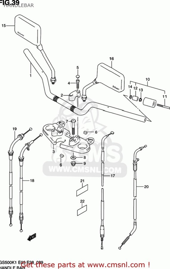 CMS シーエムエス HOLDER，HANDLEBAR LWR