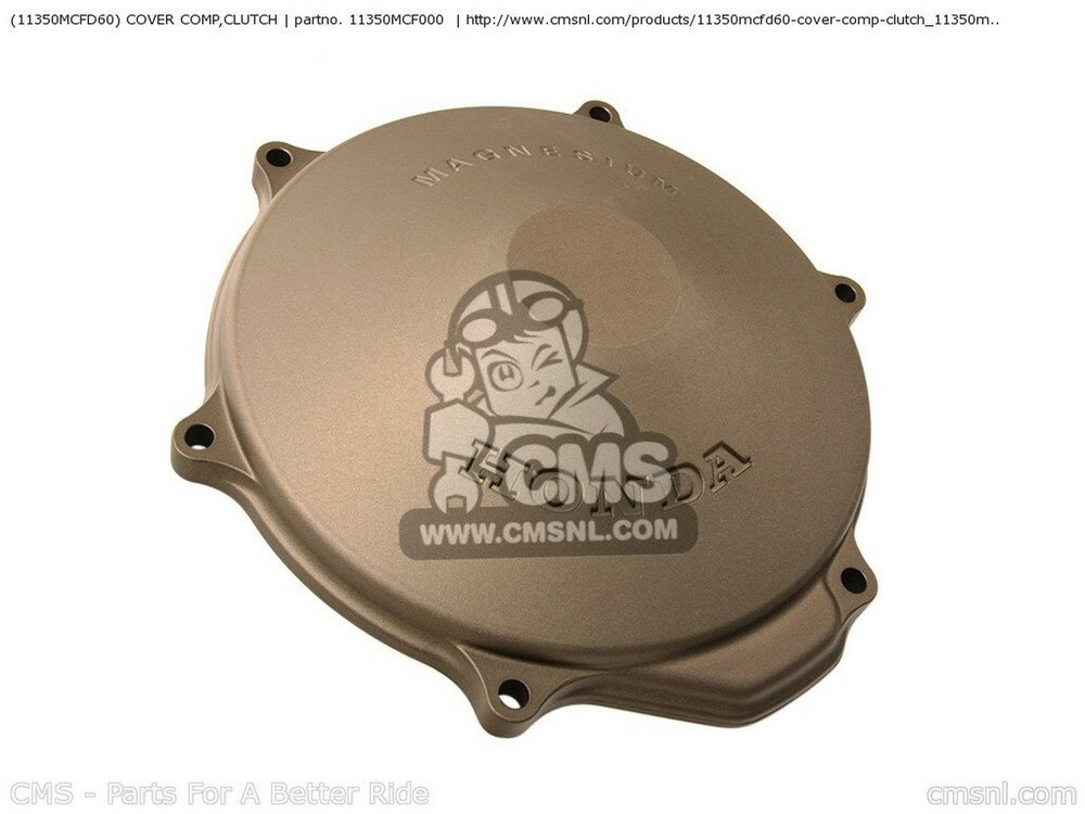 CMS シーエムエス (11350-MCF-D60) COVER COMP，CLUTCH RVT1000R RC51 Y USA 1 2 3 VTR1000SP FIRESTORM AUSTRALIA CANADA / CMF ENGLAND MPH EUROPEAN DIRECT SALES KPH FRANCE 100 4 5 IRELAND HONDA ホンダ クラッチカバー エンジンパーツ エンジン