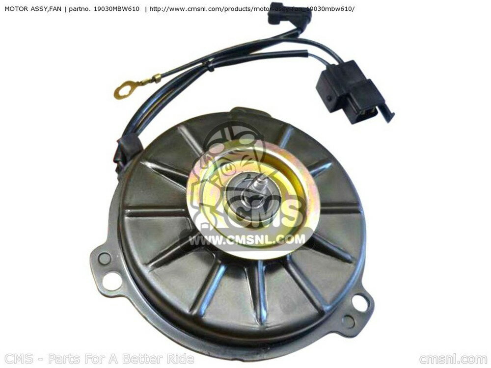 CMS シーエムエス MOTOR ASSY，FAN CBR600F HURRICANE Y AUSTRALIA BRAZIL DENMARK ENGLAND EUROPEAN DIRECT SALES / 34P FRANCE MEXICO SWITZERLAND CBR600F4 SUPERSPORT CANADA HONDA ホンダ ラジエーター 冷却関連 エンジン
