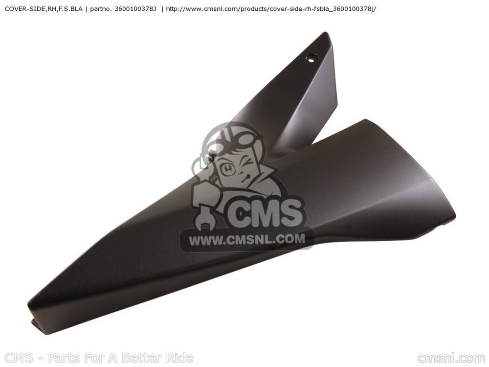 CMS シーエムエス COVER-SIDE，RH，F.S.BLA ZX1000C1 NINJA ZX10R USA CALIFORNIA CANADA ZX1000C2 KAWASAKI カワサキ サイドカウル・サイドカバー カウル関連 外装
