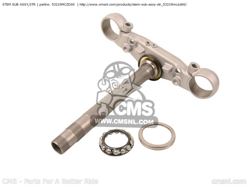 CMS シーエムエス STEM SUB ASSY，STR CB900F 2002 2 AUSTRALIA CANADA ENGLAND 2003 3 KOREA USA 2004 4 2005 5 IRELAND 2006 6 2007 7 HORNET EUROPEAN DIRECT SALES FRANCE GERMANY NETHERLANDS HONDA ホンダ トリプルツリー・ステム・アンダーブラケット ハンドル