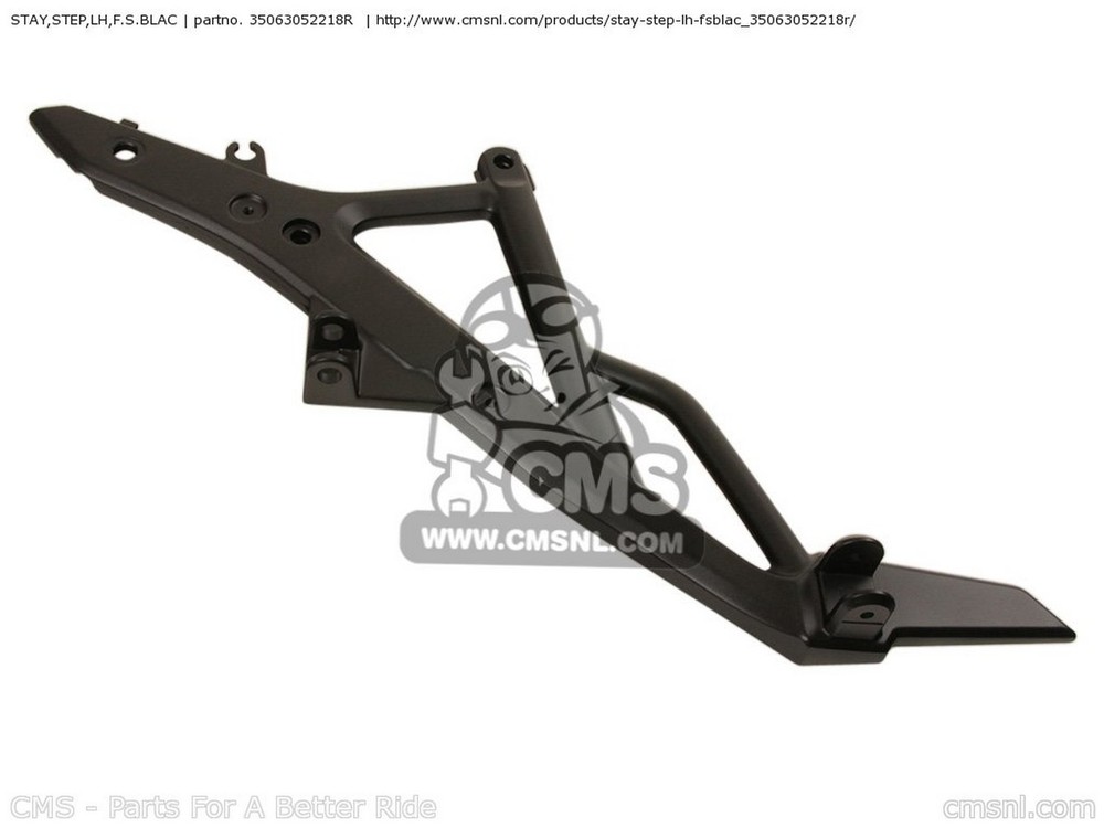 CMS シーエムエス STAY，STEP，LH，F.S.BLAC EX650CAF NINJA 650R 2010 USA KAWASAKI カワサキ その他ステップオプション・補修部品 ステップ 足回り