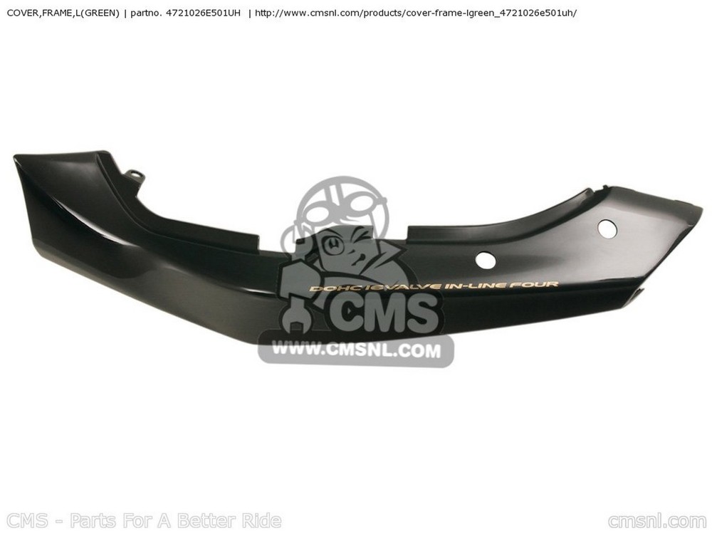 CMS シーエムエス COVER，FRAME，L(GREEN) GSF600 1995 S E02 E04 E18 E22 E25 E34 1996 T E17 1997 V / P37 1998 W 1999 X GSF600S E24 BANDIT USA E03 GSF600S1998 GSF600SU GERMANY GSF600U SUZUKI スズキ シートカウル・テールカウル カウル関連 外装