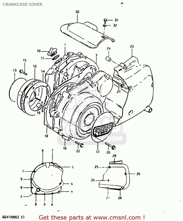 CMS २ COVERMAGNETO GS1000 1982 (Z) USA (E03) GS1100S 1983 (D) USA (E03)