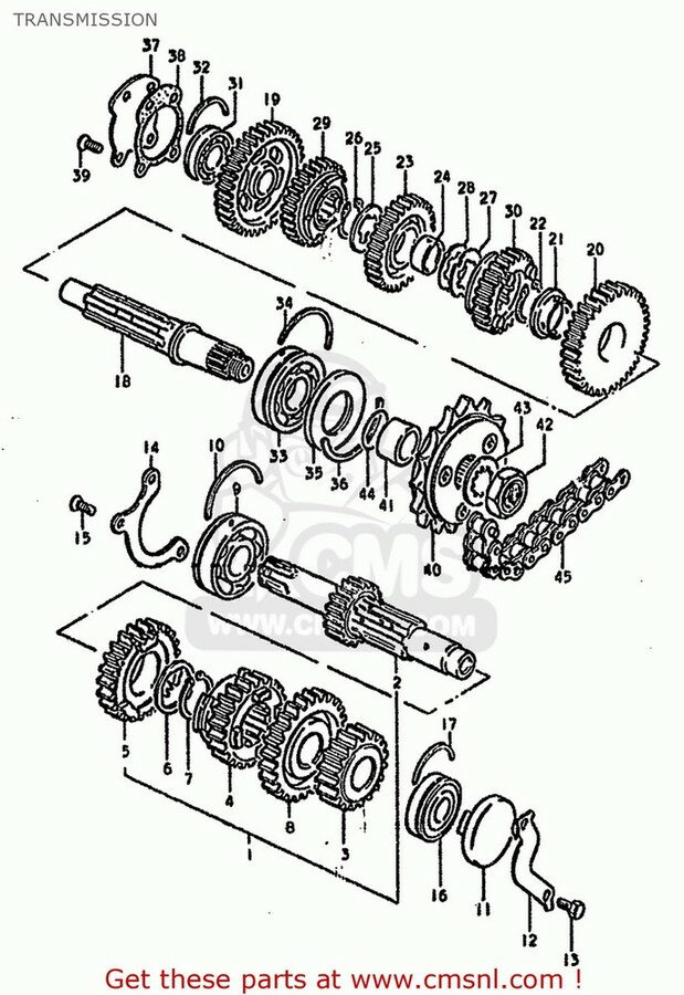 ■商品概要トランスミッション画像番号20■注意点※パーツリストの画像は「Suzuki Gs750e 1980 (t) Usa (e03)」の車種のものです。※一部商品は、パーツリストの画像番号が変更となり、商品情報記載の画像番号と異なるケースがあります。その場合は、パーツリストと商品名から対象商品をご判断の上、ご購入ください。※商品によっては、メーカー在庫限りの商品で、再販されない商品があります。商品の流通状況によっては、完売や廃番となってしまう商品もございます。あらかじめご了承の上、ご注文ください。※商品によっては、当時の純正部品ではなく、純正部品の形状、カラーを元に復元した商品(リプロパーツ)もあります。あらかじめご了承ください。※輸入商品の為、商品によっては、1か月以上納期がかかる商品もございます。■商品番号2432145400