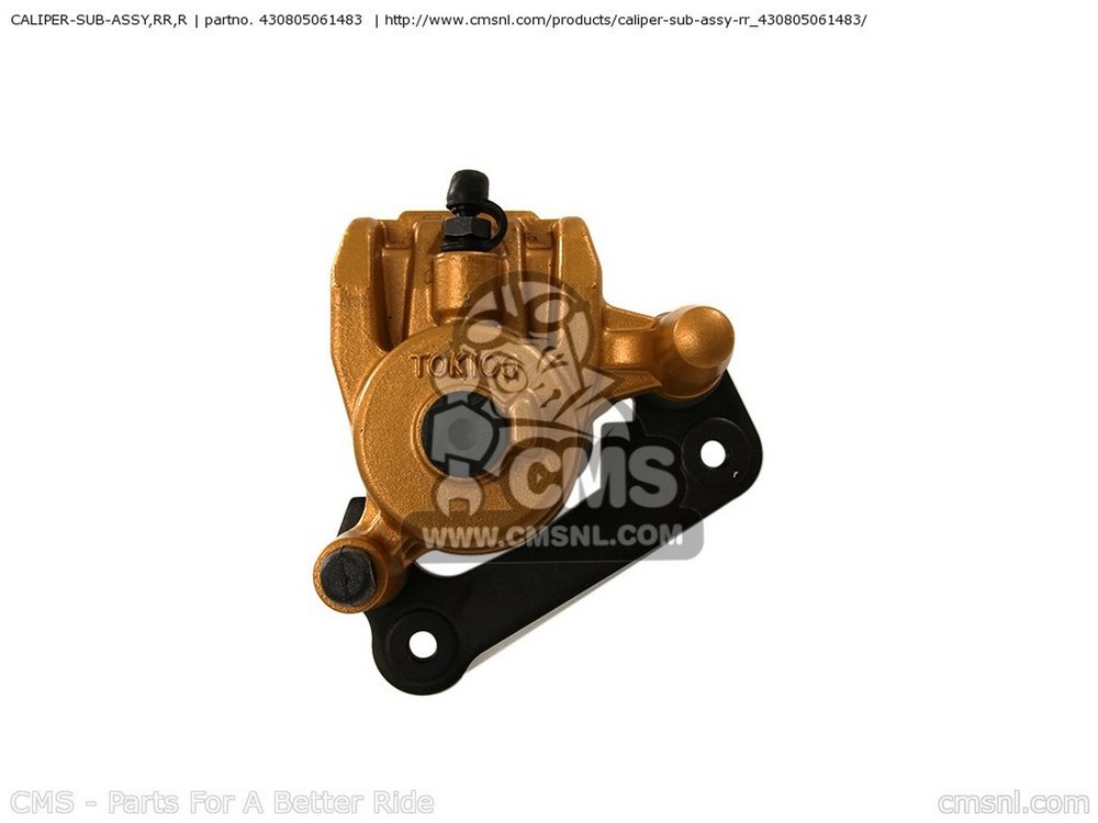 CMS シーエムエス (43080-0085-483) CALIPER-SUB-ASSY，RR，R ZR1000A2 Z1000 USA CALIFORNIA CANADA ZR1000A3 ZR1000A6F ZX600K1 NINJA ZX6RR 2003 ZX600M1 2004 ZX600N1 2005 ZX600N6F 2006 ZX636B2 ZX6R ZX636C1 ZX636C6F ZX636D6F KAWASAKI カワサキ キャリパー
