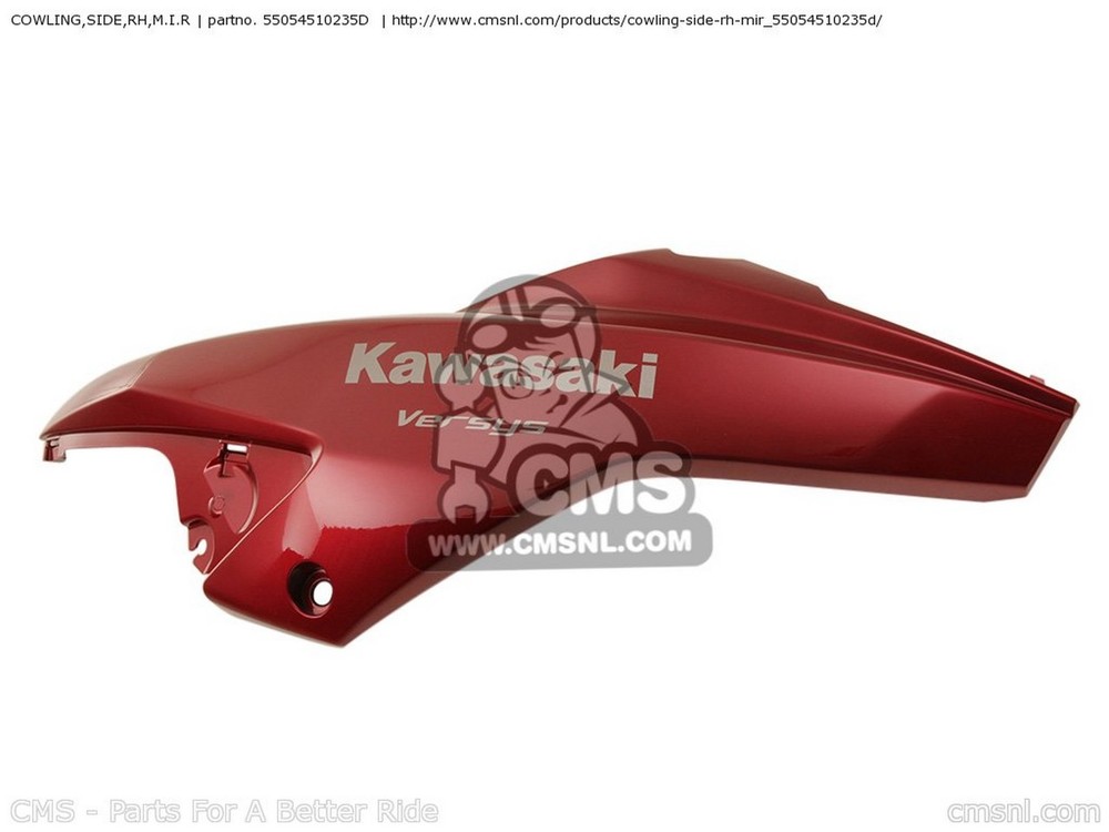 CMS シーエムエス COWLING，SIDE，RH，M.I.R KLE650CBF VERSYS USA KAWASAKI カワサキ サイドカウル・サイドカバー カウル関連 外装