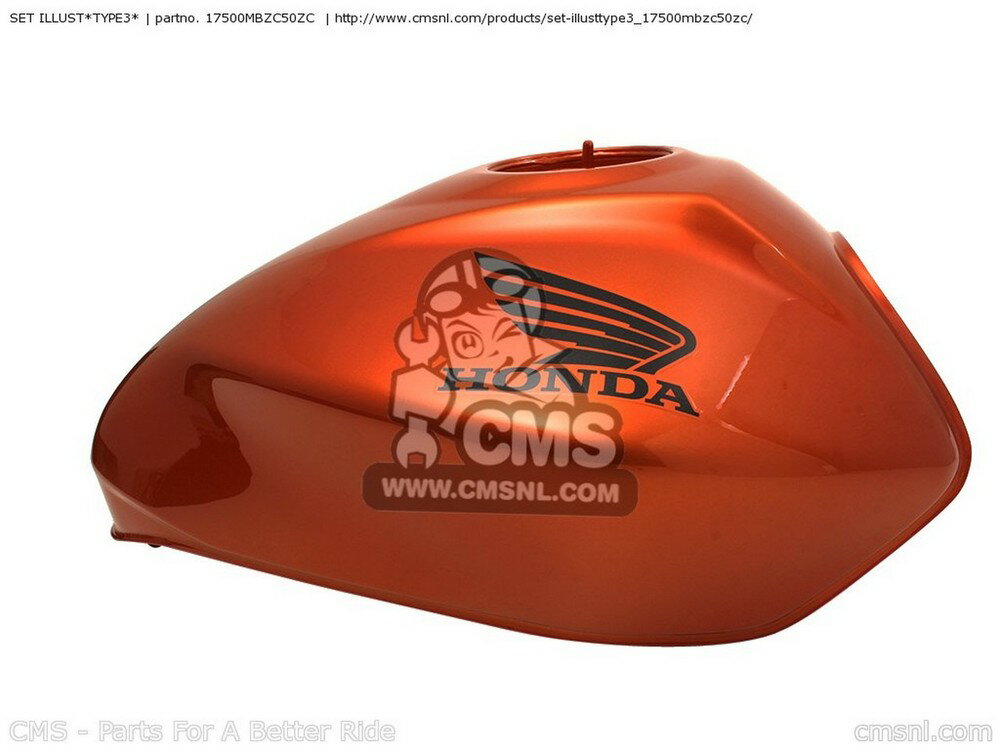 CMS シーエムエス SET ILLUST*TYPE3* CB600F HORNET 2005 5 ENGLAND HONDA ホンダ ガソリンタンク タンク関連 外装