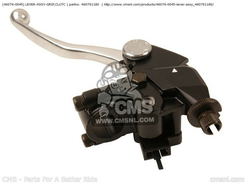 CMS シーエムエス (460760045) LEVER-ASSY-GRIP，CLUTC EX650A6F NINJA 650R 2006 USA CALIFORNIA CANADA ZR750H3 ZR7S 2003 ZR750H4 2004 ZR750H5 2005 ZR750K1 Z750S ZR750K6F KAWASAKI カワサキ クラッチレバー ハンドル周辺パーツ ハンドル