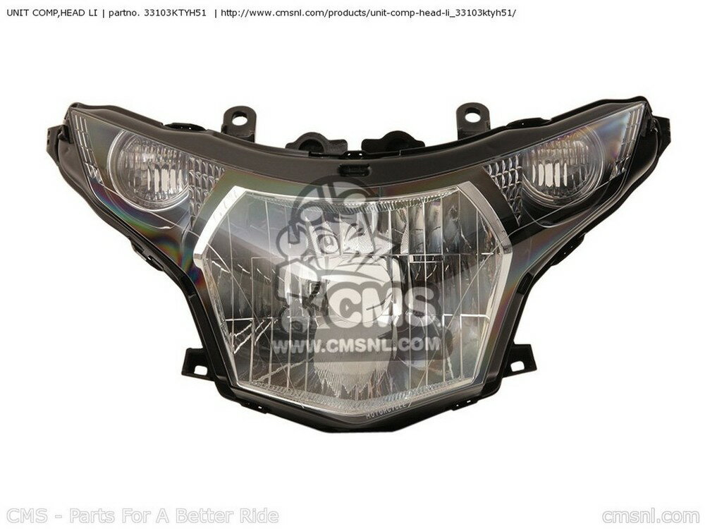 CMS シーエムエス UNIT COMP，HEAD LI CBR125RW 2011 B AUSTRALIA / ST ENGLAND EUROPEAN DIRECT SALES FRANCE GERMANY KOREA HONDA ホンダ ヘッドライト 灯火類 電装系