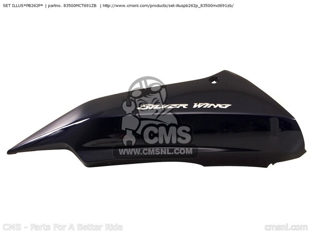 CMS シーエムエス SET ILLUS*PB262P* FJS600A SILVER WING 2004 4 EUROPEAN DIRECT SALES / ABS FRANCE FJS600D ENGLAND HONDA ホンダ サイドカウル・サイドカバー カウル関連 外装