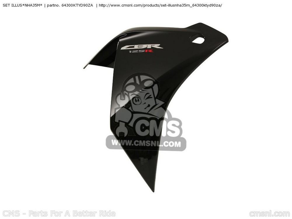 CMS シーエムエス SET ILLUS*NHA35M* CBR125RW 2011 B AUSTRALIA / ST ENGLAND EUROPEAN DIRECT SALES FRANCE GERMANY KOREA HONDA ホンダ サイドカウル・サイドカバー カウル関連 外装