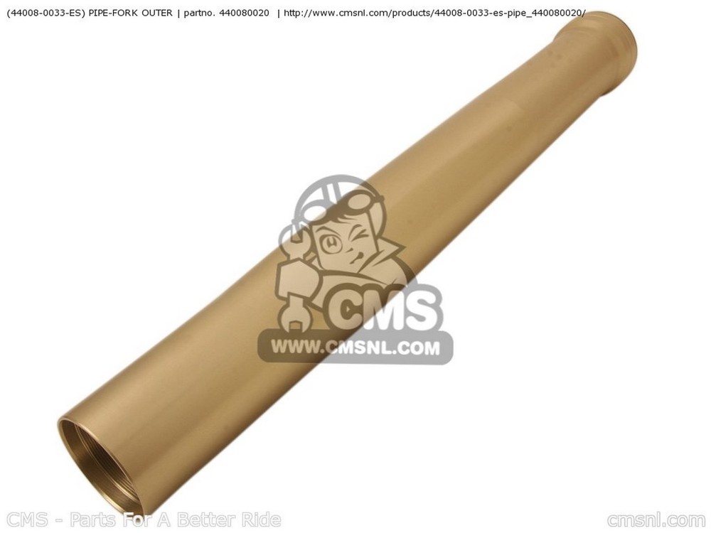 CMS シーエムエス (440080033ES) PIPE-FORK OUTER ZX1400A6F NINJA ZX14 USA CALIFORNIA CANADA KAWASAKI カワサキ その他フロントフォークオプション・補修部品 サスペンション 足回り