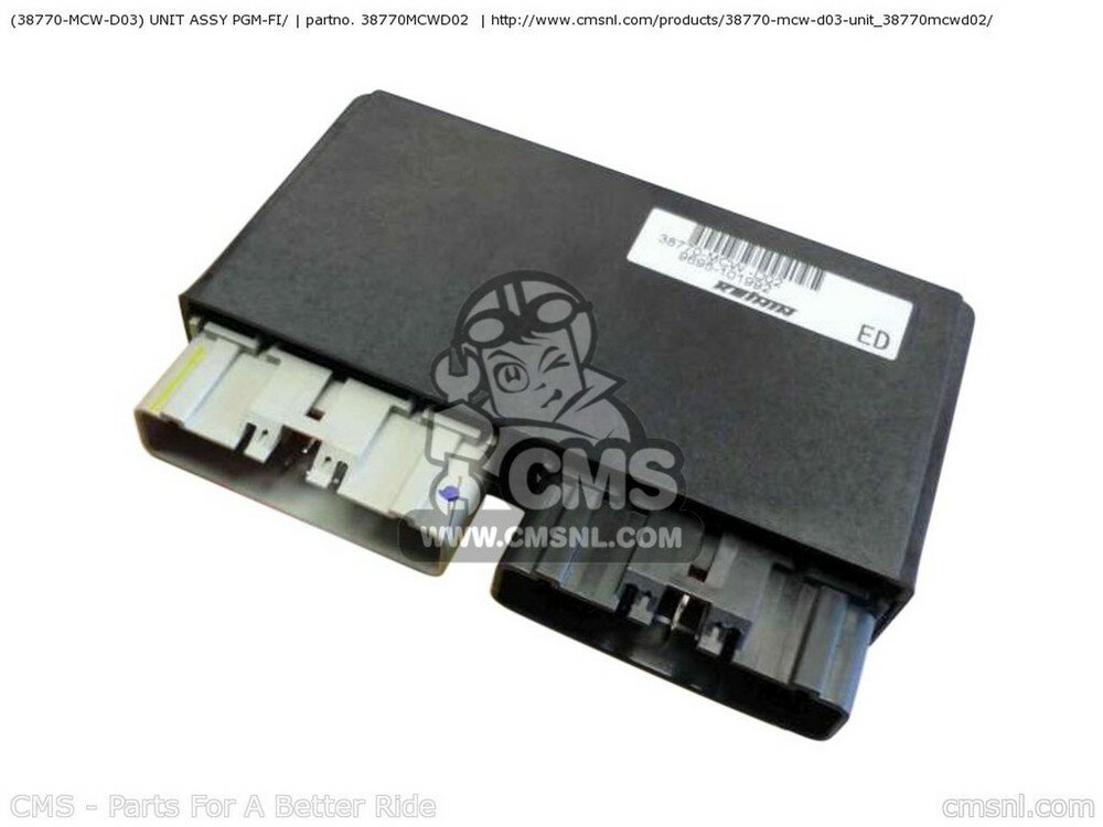 CMS २ (38770-MCW-D03) UNIT ASSY PGM-FI VFR800 (2) AUSTRALIA VFR800 (3) EUROPEAN DIRECT SALES VFR800A (2) ENGLAND / ABS VFR800A (5) ENGLAND / ABS VFR800A (5) EUROPEAN DIRECT SALES / ABS VFR800A (5) IRELAND / ABS