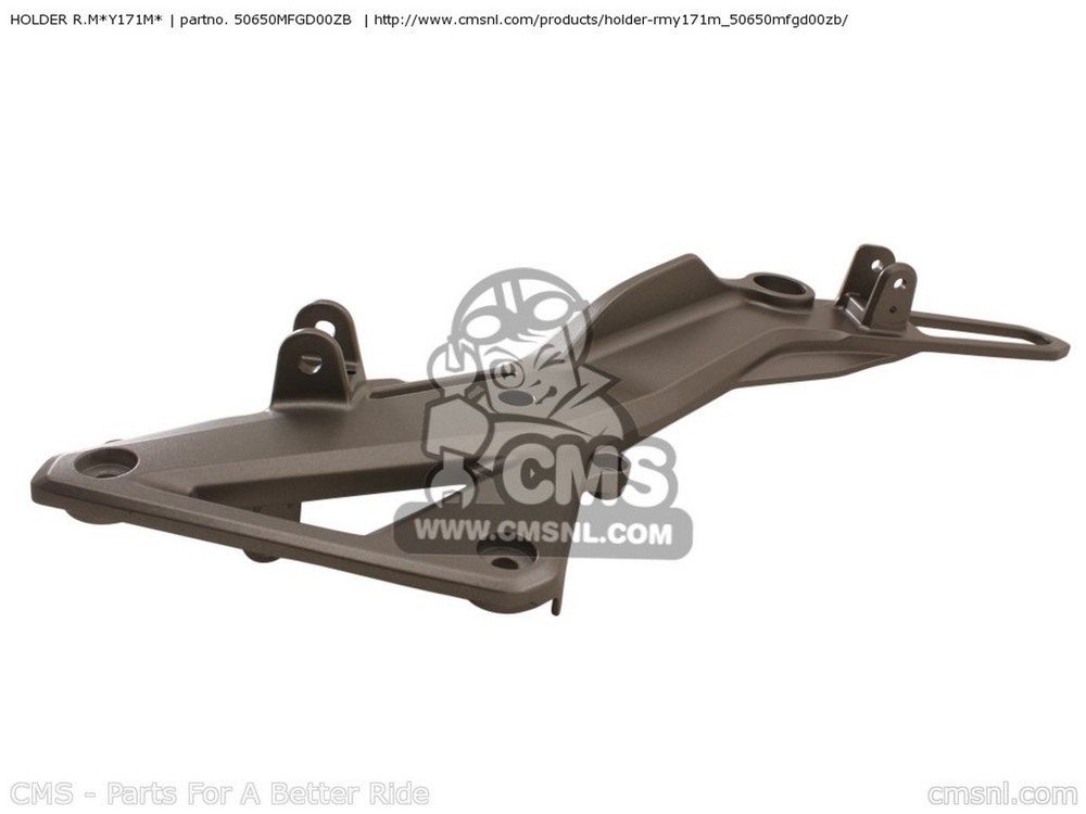 CMS シーエムエス (50650-MFG-D01ZB) HOLDER R.M*Y171M* CB600F 2008 8 AUSTRALIA 9 / ABS ST HORNET 2007 7 ENGLAND EUROPEAN DIRECT SALES TYPE 2 FRANCE CMF 25K SPAIN MKH 2SP 2009 CB600F3 CB600FA 2F HONDA ホンダ その他ステップオプション・補修部品 ステップ