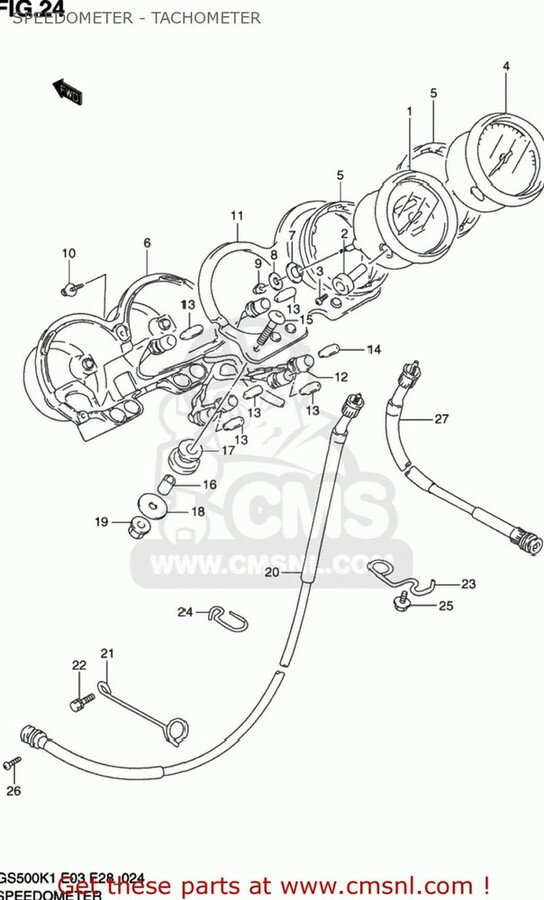 ■商品概要スピードメーター - タコメーター画像番号1-1■注意点※パーツリストの画像は「Suzuki Gs500 2001 (k1) Usa (e03)」の車種のものです。※一部商品は、パーツリストの画像番号が変更となり、商品情報記載の画像番号と異なるケースがあります。その場合は、パーツリストと商品名から対象商品をご判断の上、ご購入ください。※商品によっては、メーカー在庫限りの商品で、再販されない商品があります。商品の流通状況によっては、完売や廃番となってしまう商品もございます。あらかじめご了承の上、ご注文ください。※商品によっては、当時の純正部品ではなく、純正部品の形状、カラーを元に復元した商品(リプロパーツ)もあります。あらかじめご了承ください。※輸入商品の為、商品によっては、1か月以上納期がかかる商品もございます。■適合車種GS500 2001 (K1) USA (E03)&ensp;GS500 2001 (K1) USA (E03) GS500 2002 (K2) USA (E03)&ensp;GS500 2002 (K2) USA (E03) ■商品番号3411001D70