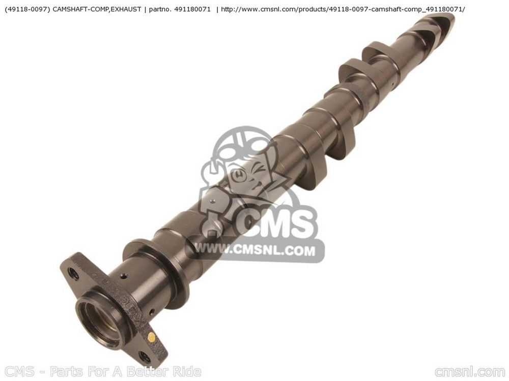 CMS シーエムエス (491180097) CAMSHAFT-COMP，EXHAUST ZX1400A6F NINJA ZX14 USA CALIFORNIA CANADA ZX1400A7F ZX1400A7FA KAWASAKI カワサキ カムシャフト エンジンパーツ エンジン