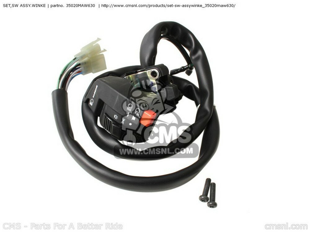 CMS シーエムエス SET，SW ASSY.WINKE XL650V TRANSALP 2000 Y ENGLAND EUROPEAN DIRECT SALES / 25K 2001 1 2002 2 2004 4 HONDA ホンダ ハンドルスイッチ・スイッチボックス ハンドル周辺パーツ ハンドル