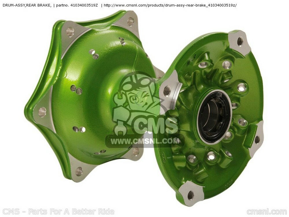 CMS シーエムエス DRUM-ASSY，REAR BRAKE， KX250-W9FA KX250F USA KX450-E9FA KX450F 2009 KAWASAKI カワサキ その他ブレーキパーツ ブレーキ