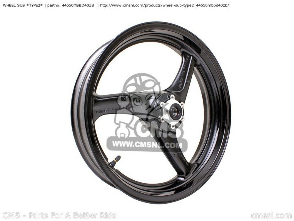 CMS シーエムエス (44650-MBB-D41ZB) WHEEL SUB *TYPE2* VTR1000F FIRESTORM 1 AUSTRALIA / ASV CANADA LL ENGLAND EUROPEAN DIRECT SALES FRANCE GERMANY HONDA ホンダ ホイール ホイール関連 足回り