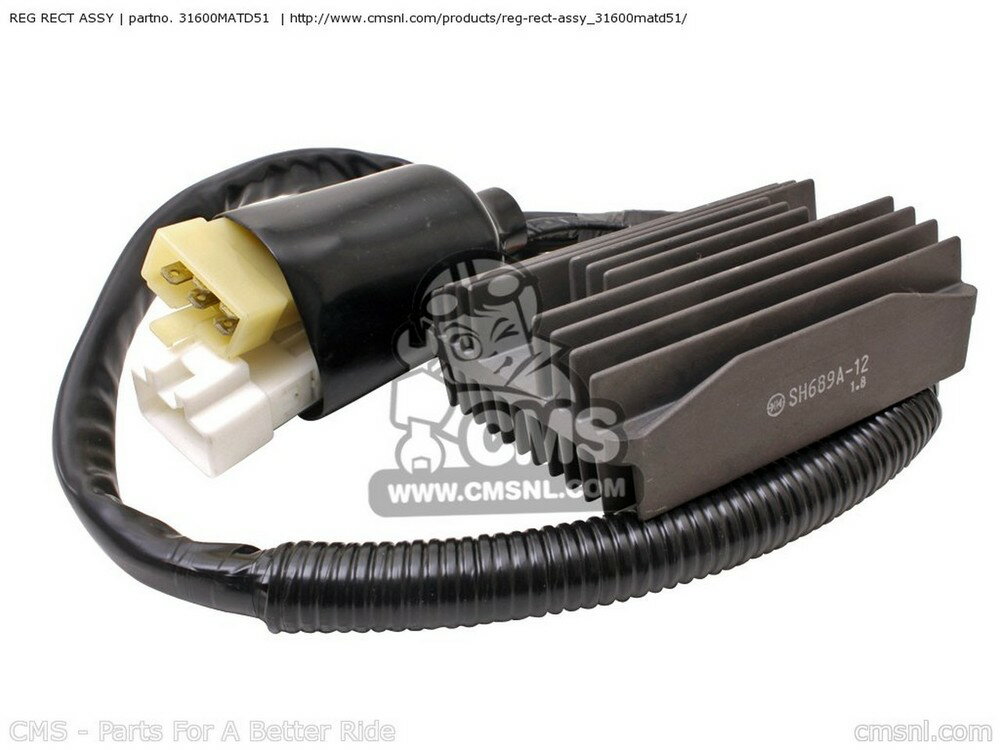 CMS २ REG RECT ASSY CBR1100XX SUPERBLACKBIRD 1 ENGLAND / MKH EURO...