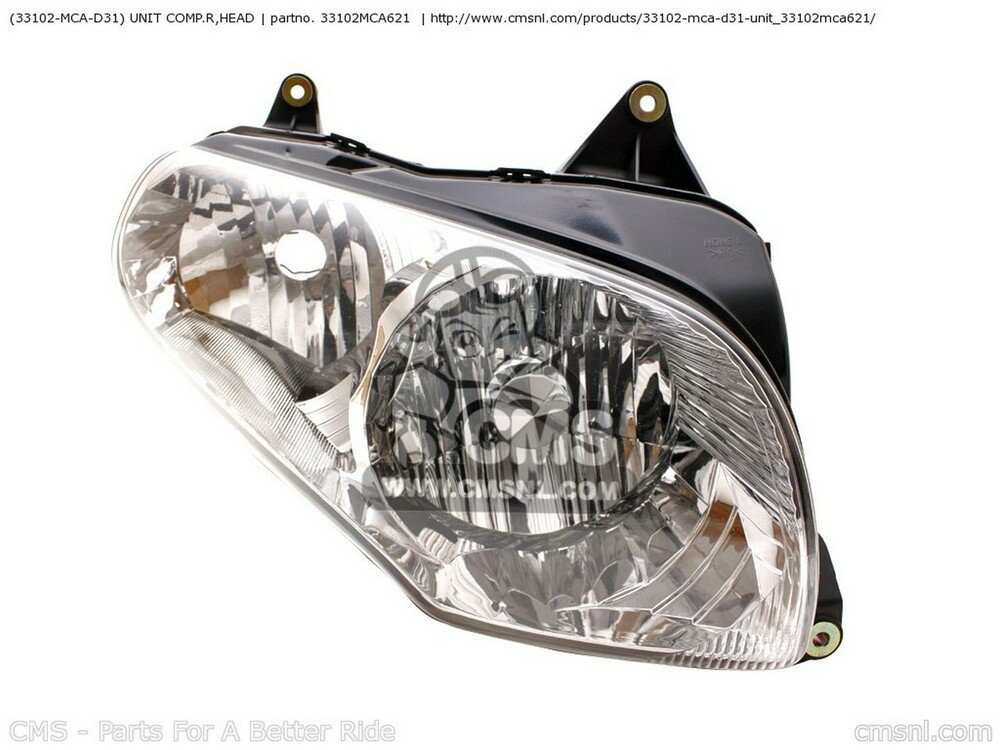 CMS २ (33102-MCA-D31) UNIT COMP.RHEAD GL1800A GOLDWING 1 EUROPEA...