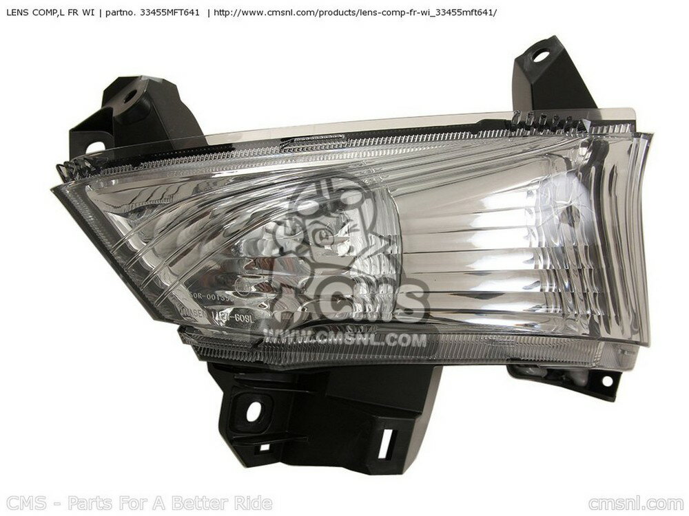 CMS シーエムエス LENS COMP，L FR WI FJS400A SILVER WING 2009 9 FRANCE / ABS CMF SINGAPORE FJS400D HONDA ホンダ ウインカーレンズ 灯火類 電装系