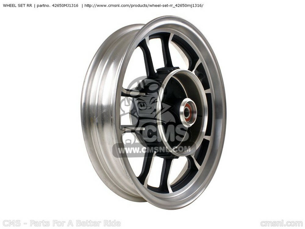 CMS २ WHEEL SET RR CBX750P2 2001 1 GEN EXPORT / KPH TYPE 4 PLR GE...