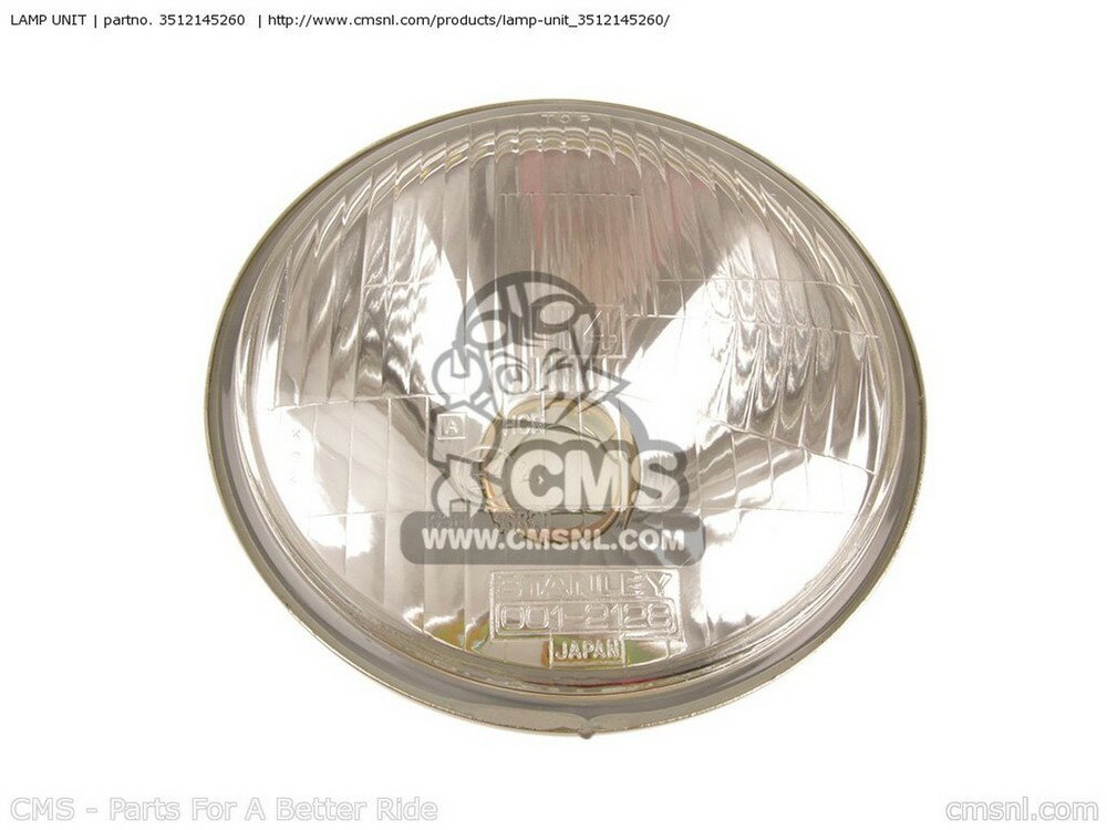 CMS シーエムエス (3512115550) LAMP UNIT GS550L 1980 T E01 E02 E04 E21 E22 E24 E25 E26 E34 E39 SUZUKI スズキ ヘッドライト 灯火類 電装系