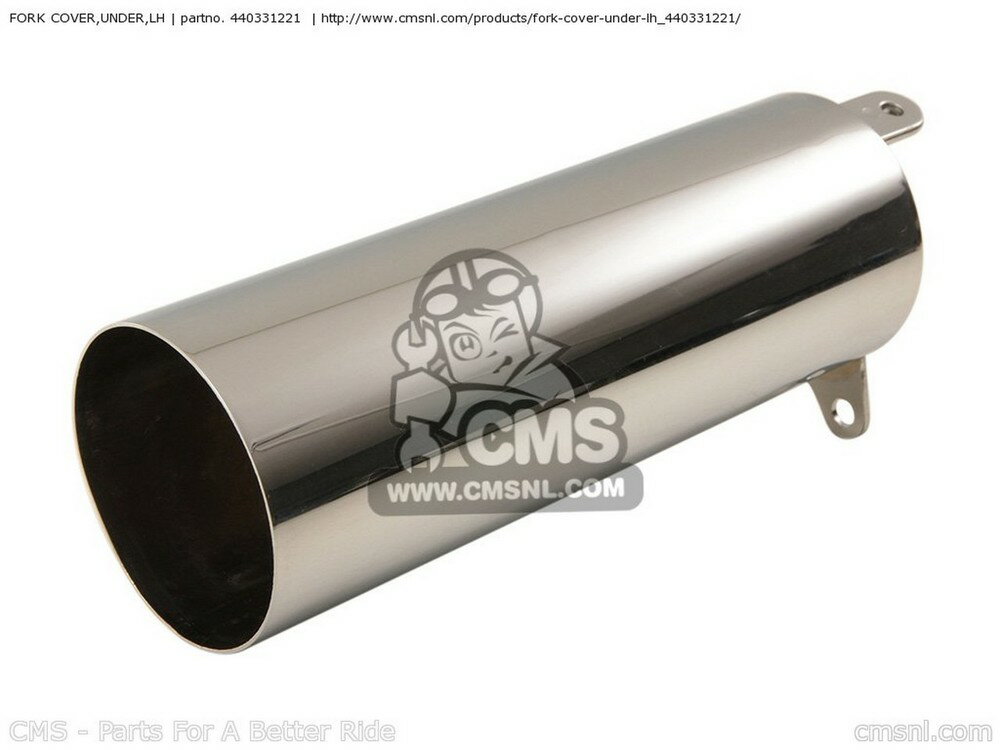 CMS シーエムエス COVER-FORK，UNDER，LH VN1500E6 VULCAN 1500 CLASSIC 2003 USA CALIFORNIA CANADA KAWASAKI カワサキ その他フロントフォークオプション・補修部品 サスペンション 足回り