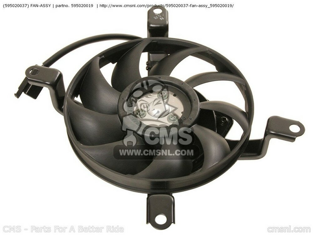 CMS シーエムエス (595020037) FAN-ASSY EX650A6F NINJA 650R 2006 USA CALIFORNIA CANADA KAWASAKI カワサキ ラジエーター 冷却関連 エンジン