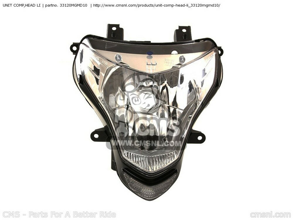 CMS シーエムエス UNIT COMP，HEAD LI CB600FA HORNET 2011 B ENGLAND / ABS EUROPEAN DIRECT SALES TYPE 2 25K FRANCE HONDA ホンダ ヘッドライト 灯火類 電装系
