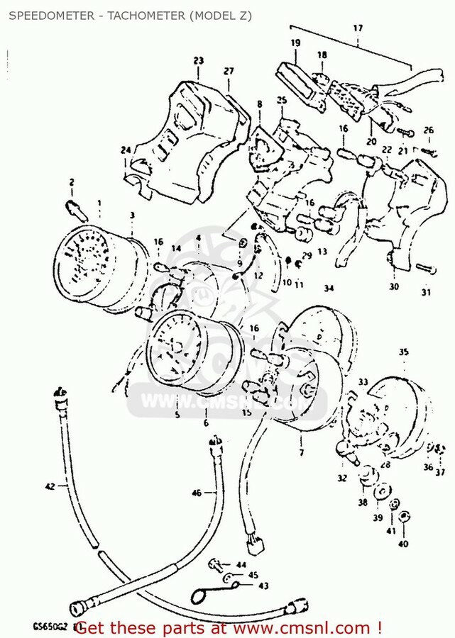 CMS シーエムエス (34210-45360) TACHOMETER GS450S 1982 D GENERAL EXPORT E01 Z GS650G 1981 X E02 E04 E06 E16 E18 E21 E22 E24 E39 GS650GT E15 E17 22 24 25 26 34 1983 SUZUKI スズキ タコメーター メーター・インジケーター関係 電装系