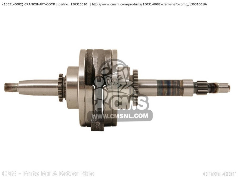 CMS シーエムエス (130310027) CRANKSHAFT-COMP AN112D2 KAZER 2003 CANADA AN112D3 2004 KLX110-A2 KLX110 USA CALIFORNIA KLX110-A3 KLX110-A4 2005 KLX110A6F 2006 KLX110A7F 2007 KAWASAKI カワサキ クランクシャフト エンジンパーツ エンジン