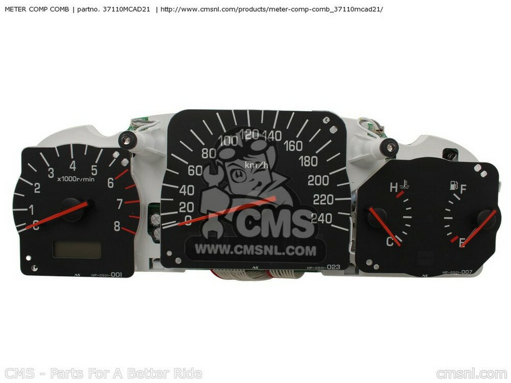 CMS シーエムエス METER COMP COMB GL1800A GOLDWING (5) EUROPEAN DIRECT SALES GL1800A GOLDWING (5) FRANCE / CMF GL1800A GOLDWING (5) IRELAND 1