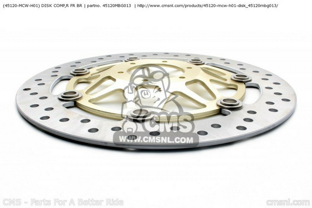 CMS シーエムエス (45120-MCW-H11) DISK COMP，R FR BR HONDA ホンダ ブレーキディスクローター ブレーキ
