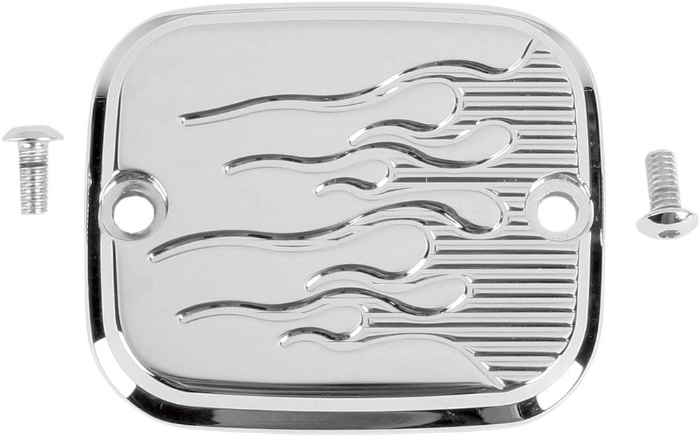 JOKER MACHINE ジョーカーマシーン フロントマスターシリンダーカバー フレイム 96-09 【COVER F M/C FLAME [DS-373453]】 HARLEY-DAVIDSON ハーレーダビッドソン マスターシリンダータンクキャップ・リザーバーカバー ブレーキ