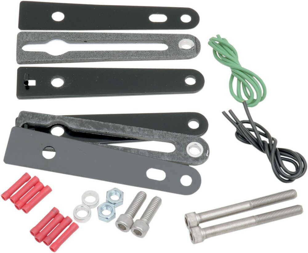 SADDLEMEN サドルメン ウインカーリロケーター ブラック XL 用【TURN SIG RELOCTR BK [2020-0422]】 HARLEY-DAVIDSON ハーレーダビッドソン ウインカーステー・マウント 灯火類 電装系