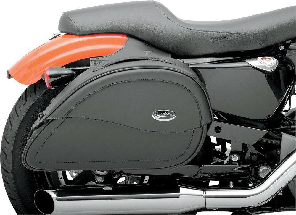 SADDLEMEN サドルメン サドルバッグ テールドロップ式 CRUIS’N LG用【SBAG TRDRP CRUSN LG [3501-0455]】 サイドバッグ 車体用バッグ・ケース
