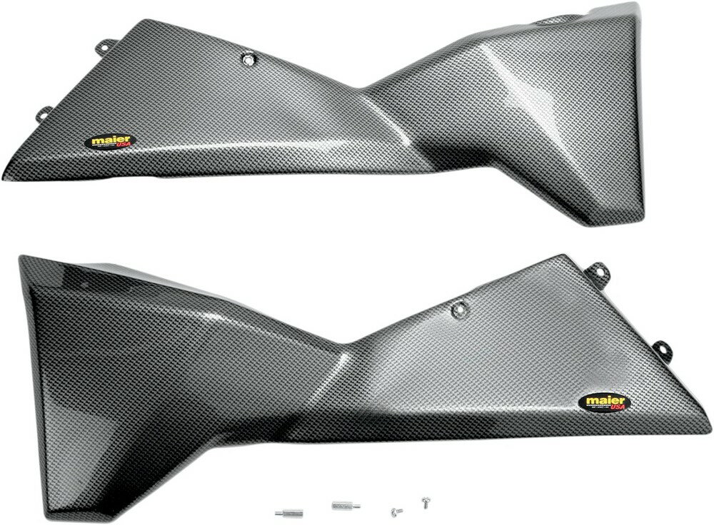 MAIER メイヤー サイドパネル ブラックカーボンファイバー KTM用【PANELS SIDE KTM BCF [0521-0694]】 450 SX-F 2008 - 2010 XC XC-F 2009 505 サイドカウル・サイドカバー カウル関連 外装