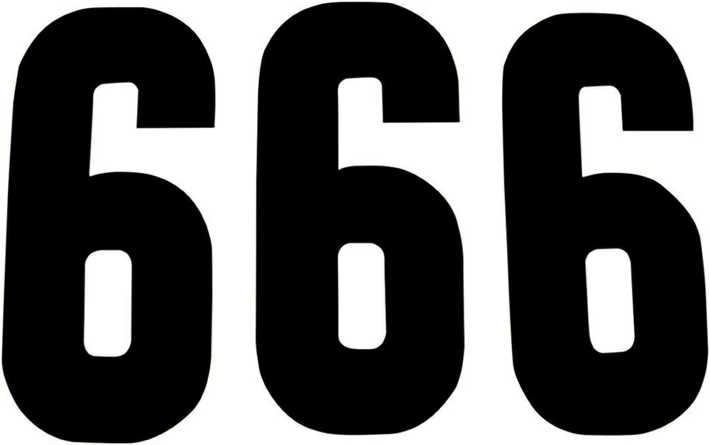 N STYLE エヌスタイル PROS II NUMBER #6 ステッカー・デカール 外装